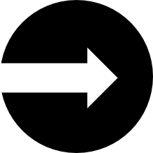 Black arrow icon