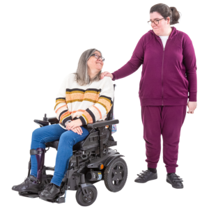 Person with carer