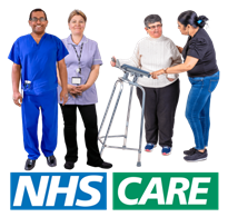 NHS team of people