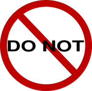 Do not icon