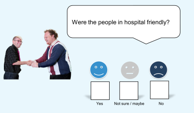 Were the people in hospital friendly?